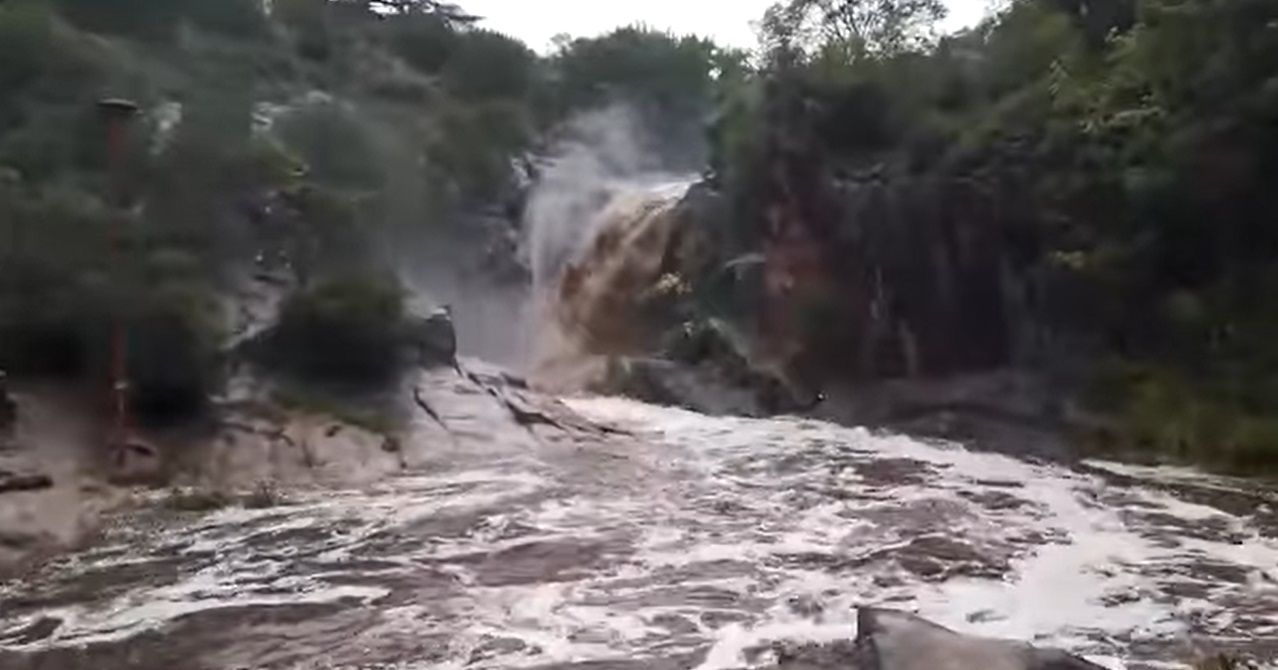 Así crecen los ríos afluentes del lago San Roque Fotos y videos