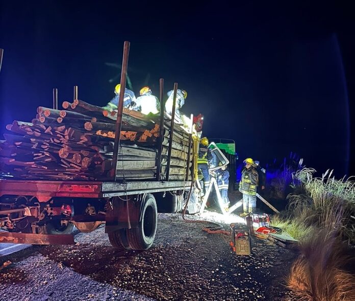 Impactante Choque Entre Dos Camiones En Altas Cumbres