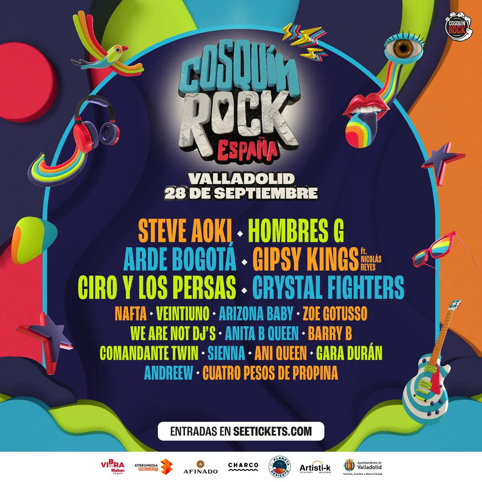 Ya tiene fecha y grilla el Cosquín Rock España
