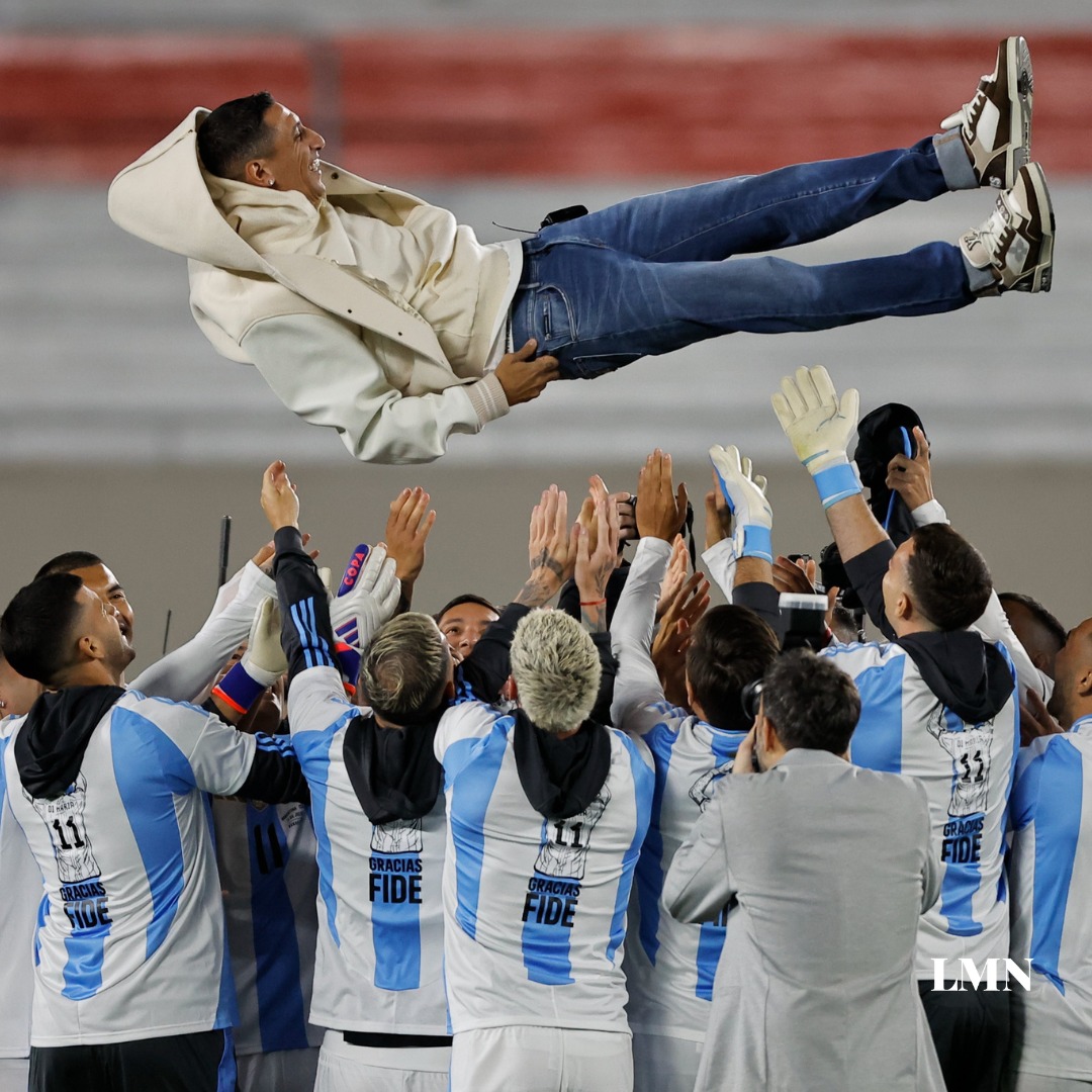 El emotivo homenaje al Fideo Di María en su despedida de la selección