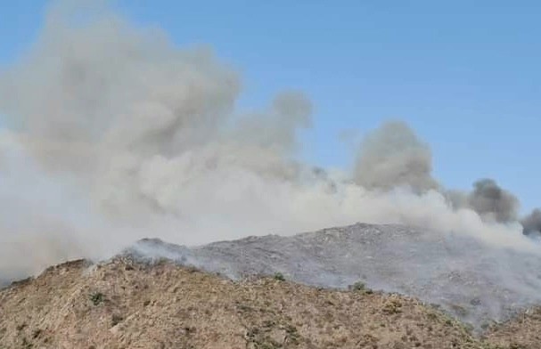 Más fuego: Ahora incendio forestal en la zona de Los Túneles