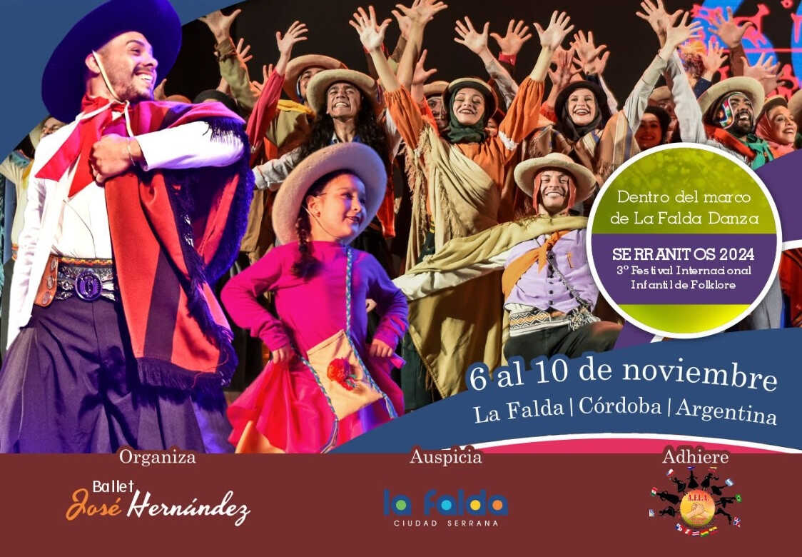 Dos imperdibles en La Falda: Festival Internacional Danza y el Infantil de Folklore 2024