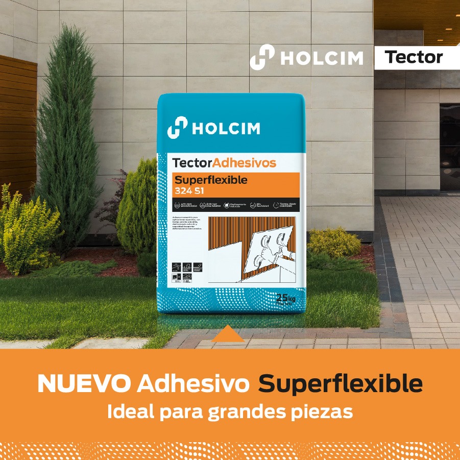 Holcim Argentina presenta su nuevo Adhesivo Tector Super Flexible