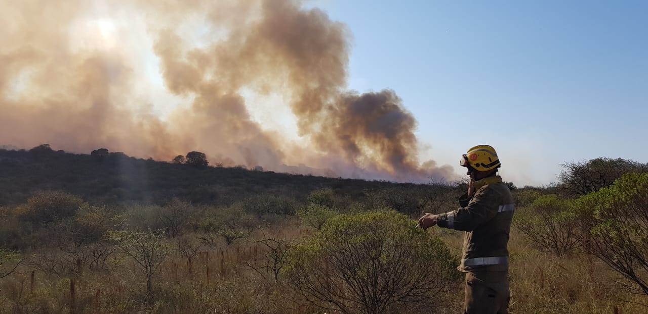 Bomberos Combaten Un Voraz Incendio Entre TierrAlta Y El ProRacing